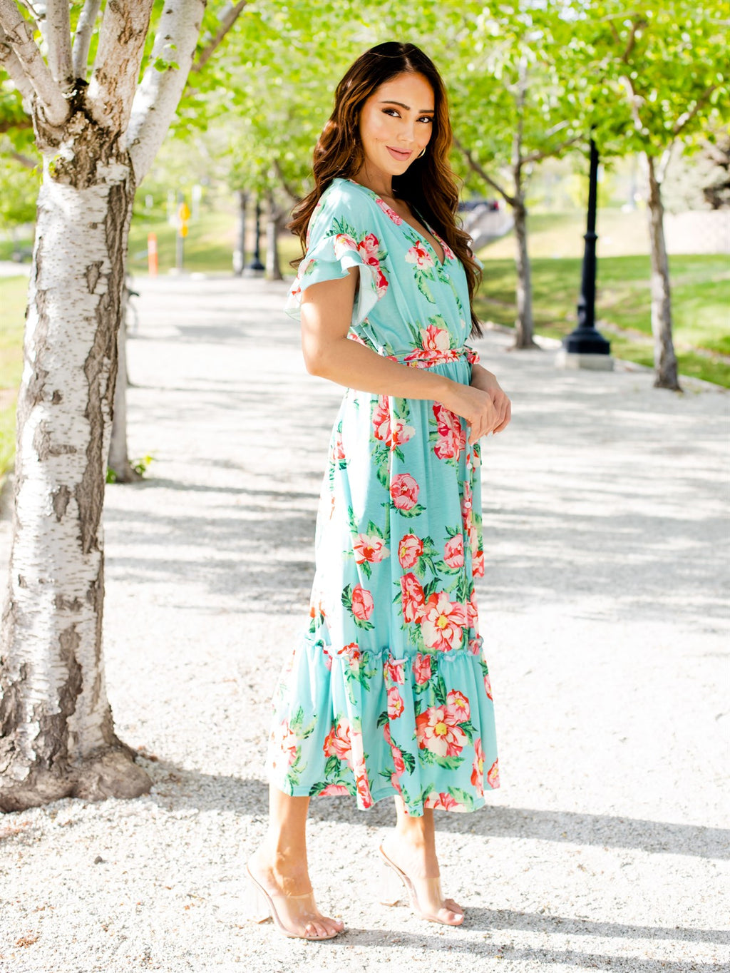 Floral Pattern Whitney Dress