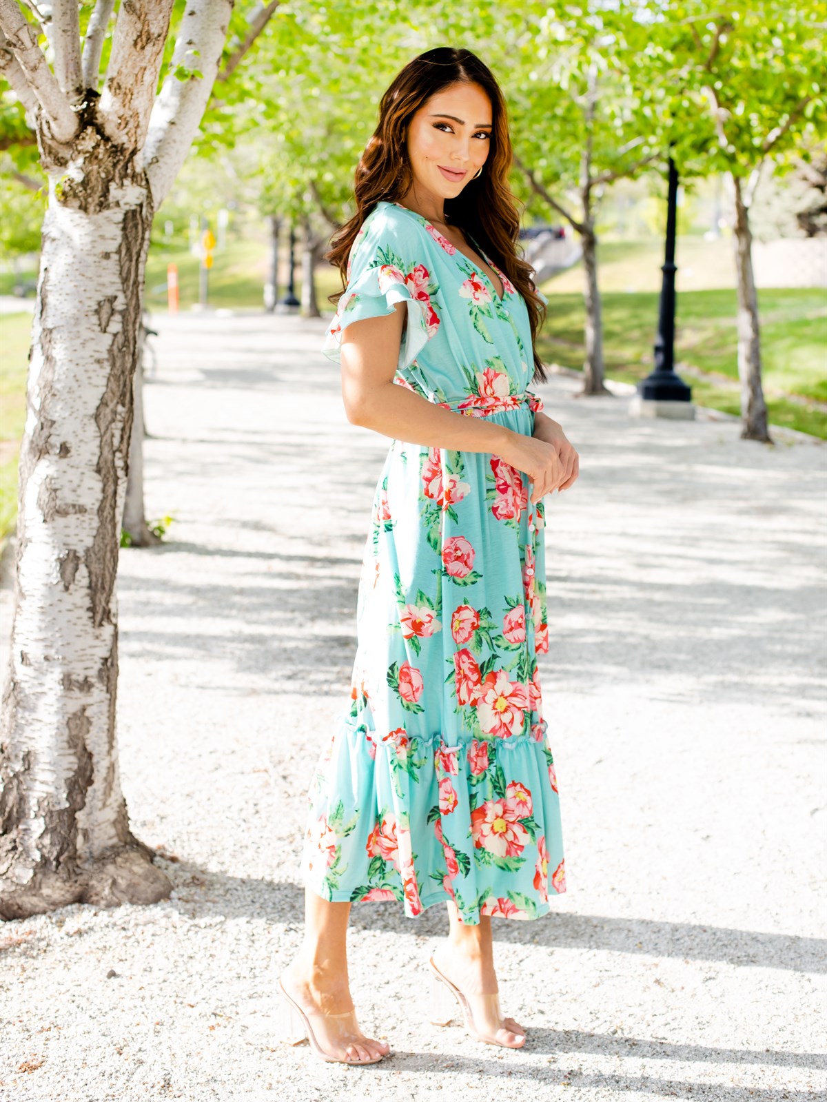 Floral Pattern Whitney Dress