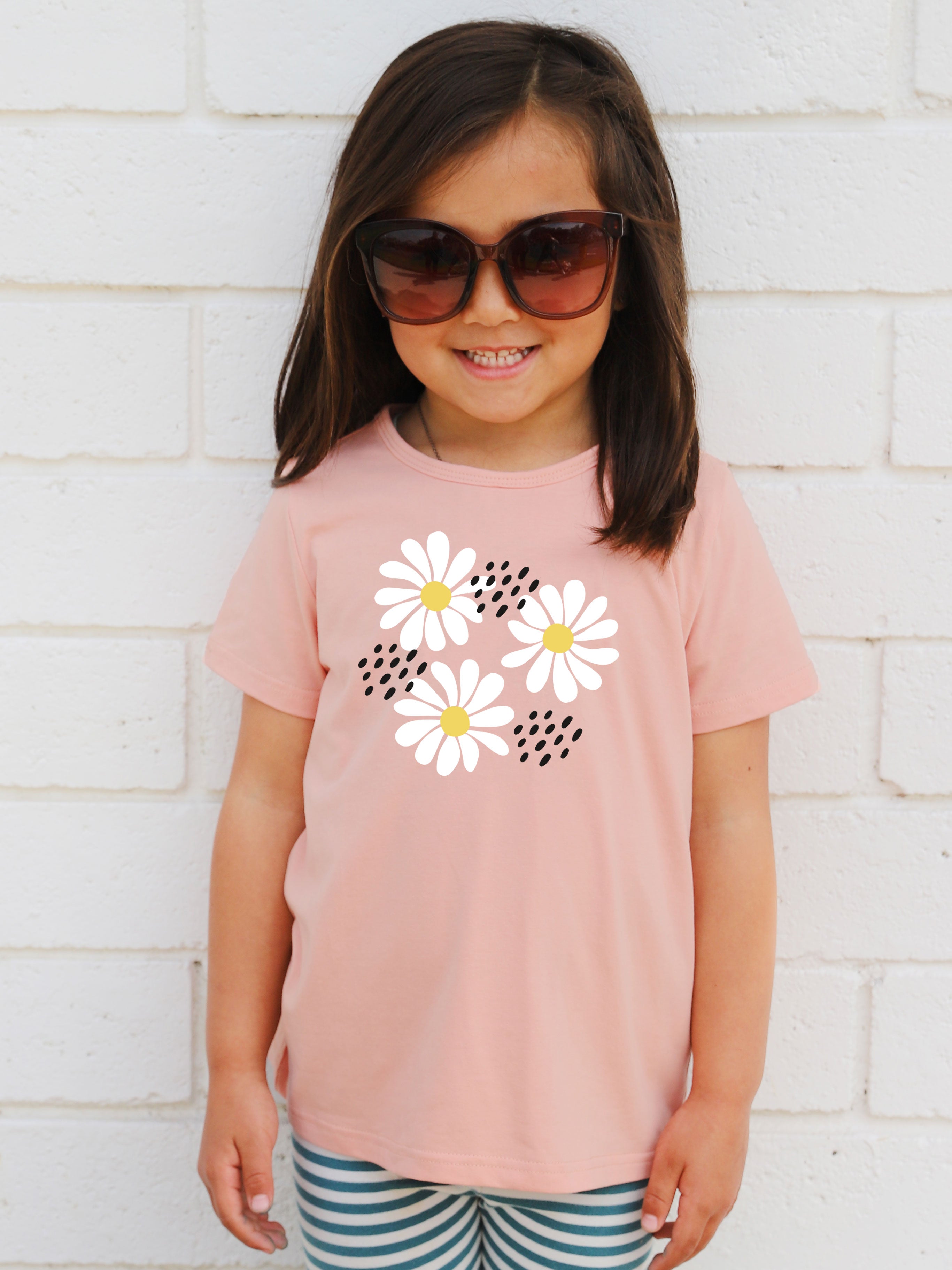 Daisy Dots Kids Graphic Tee