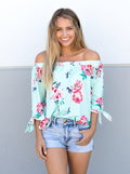 Floral Off Shoulder Top