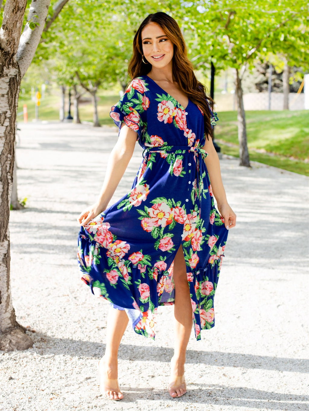 Floral Pattern Whitney Dress