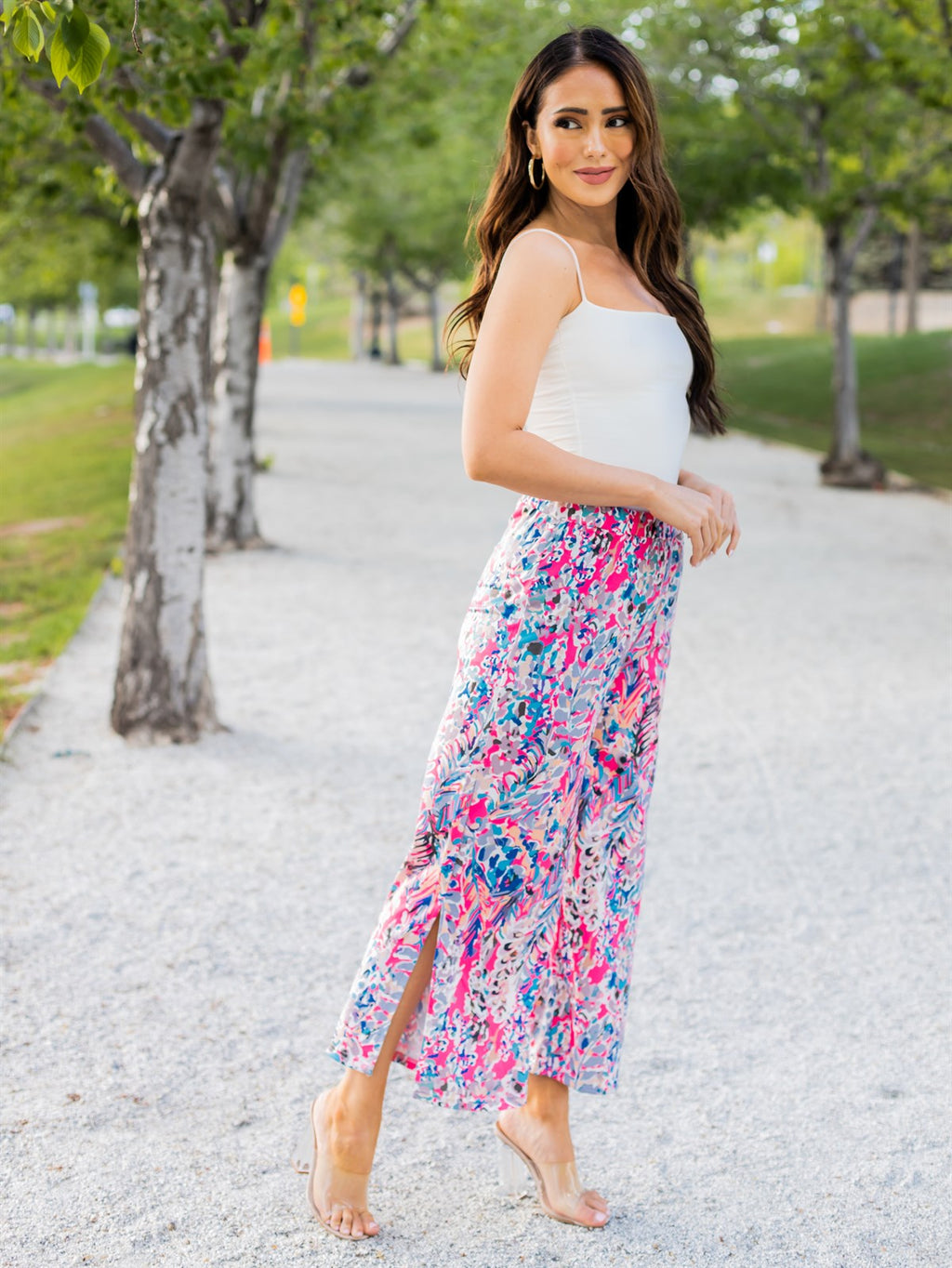 Patterned Leanne Pants