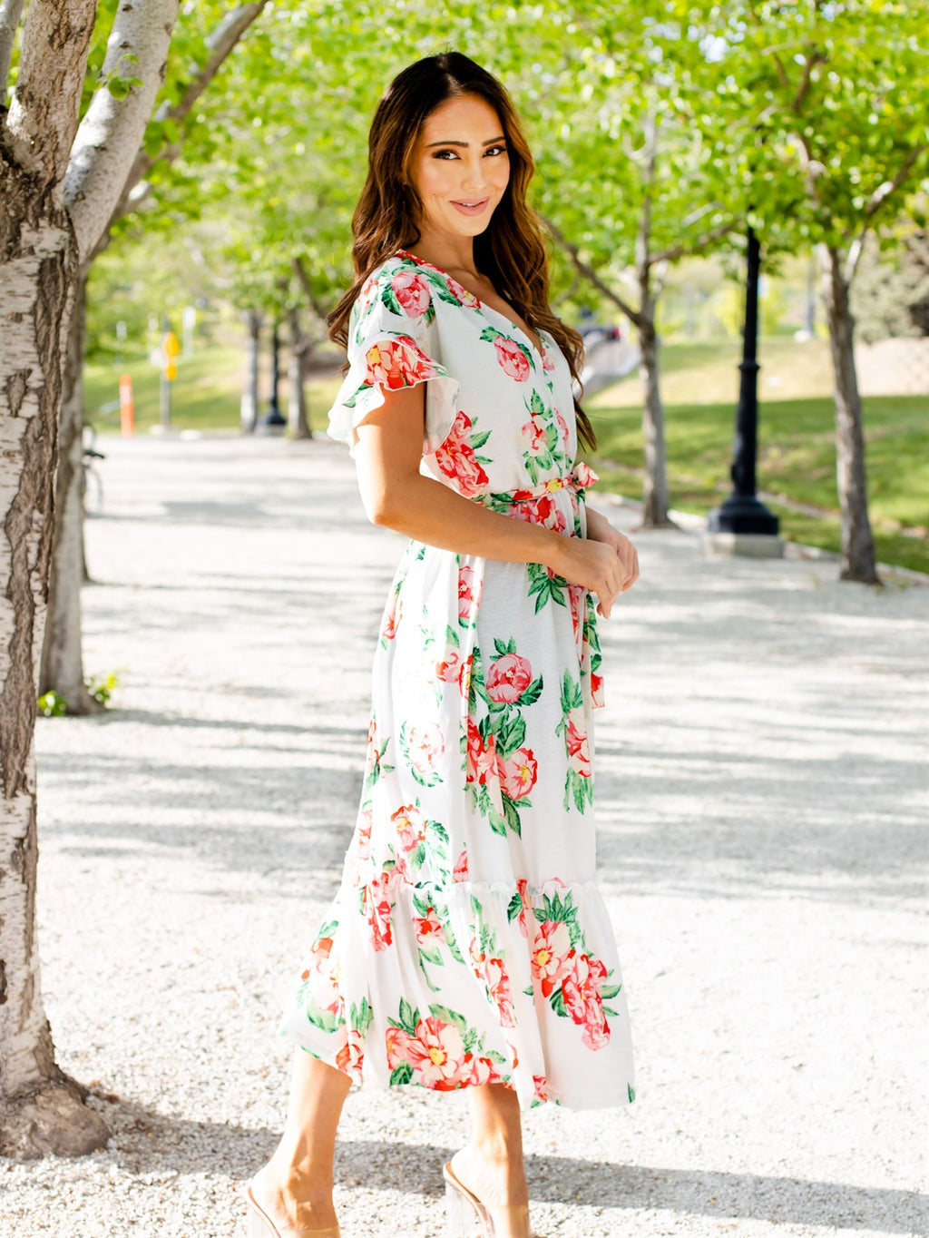 Floral Pattern Whitney Dress