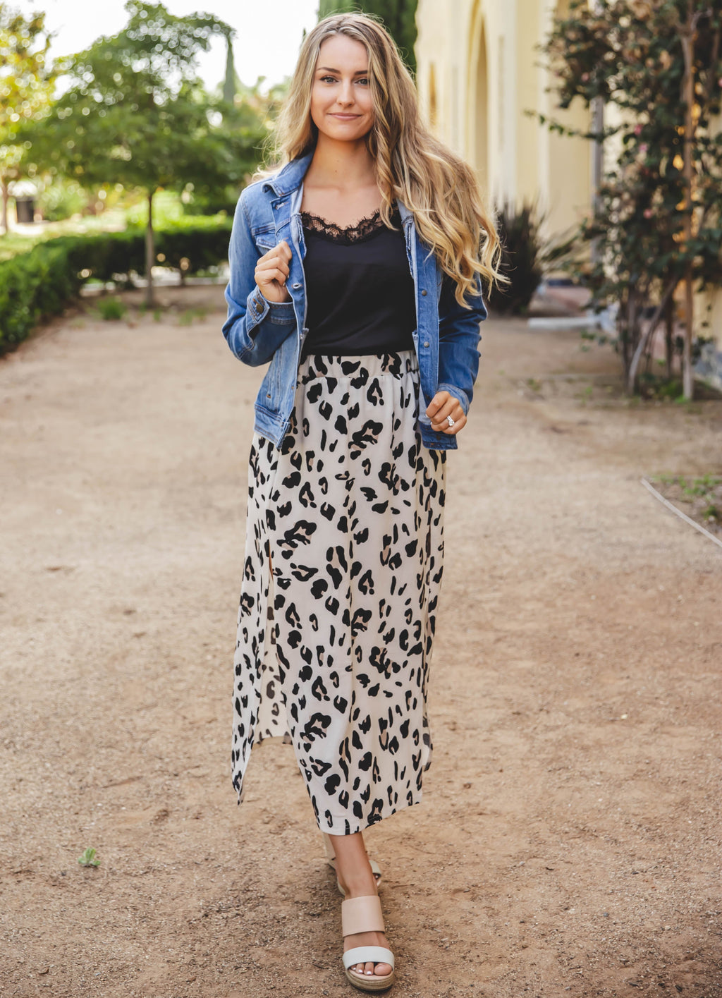 Side Slit Reign Maxi Skirt