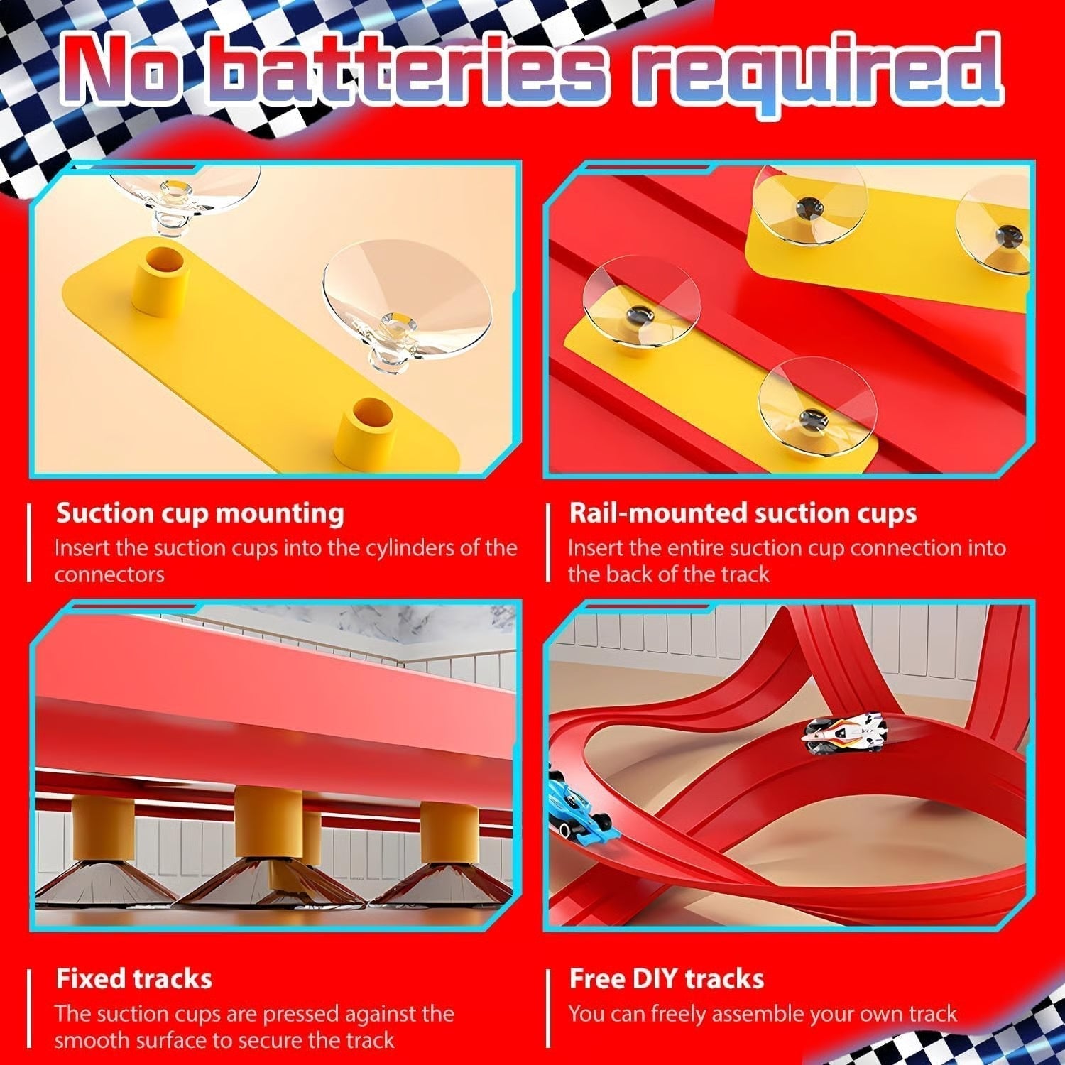🏆Flash Sale⚡🎄🎁 2025 Christmas Surprise Gift: DIY Flexible Racing Track Toy 🚗✨