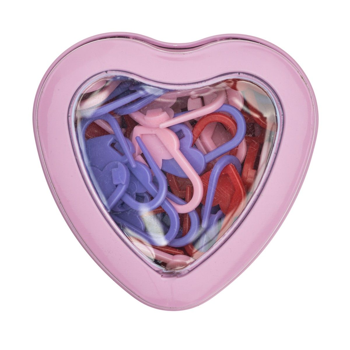 Box of Stitch Markers - Hearts