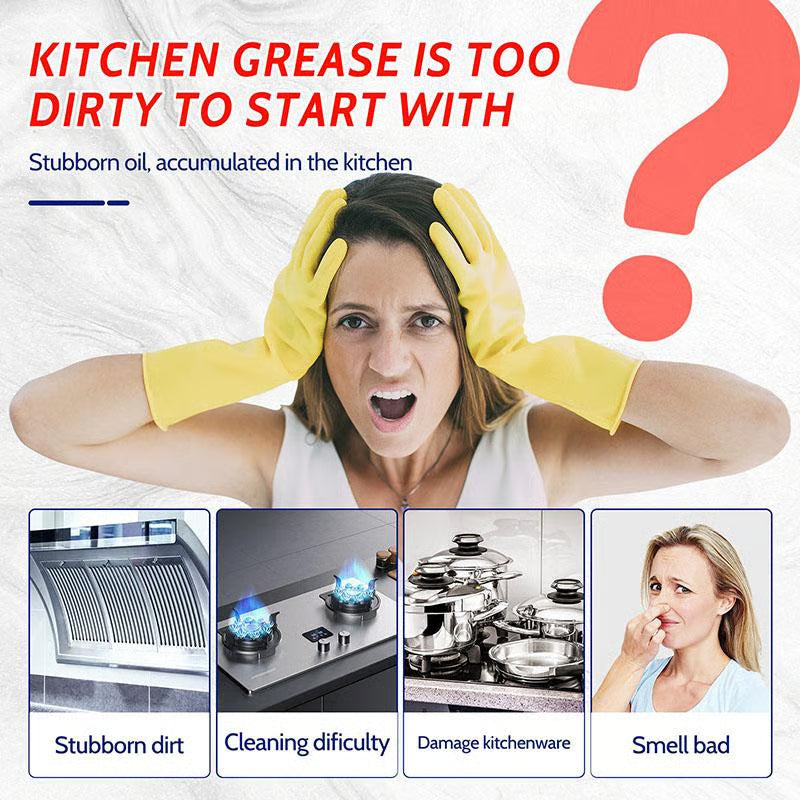 🧼✨Heavy Grease Cleaner with Mild Formula & Quick Decomposition