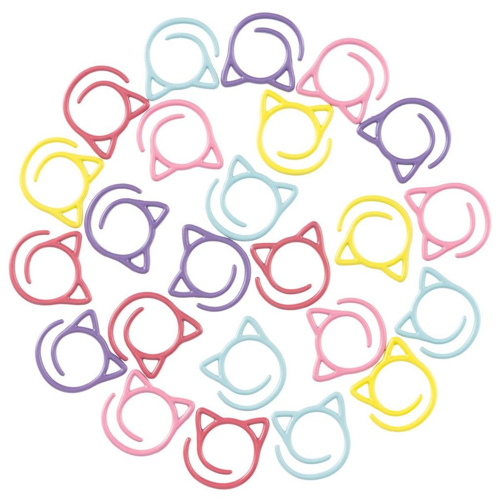 Metal Stitch Markers - Cat