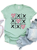 Tic Tac Toe Valentine Graphic Tee